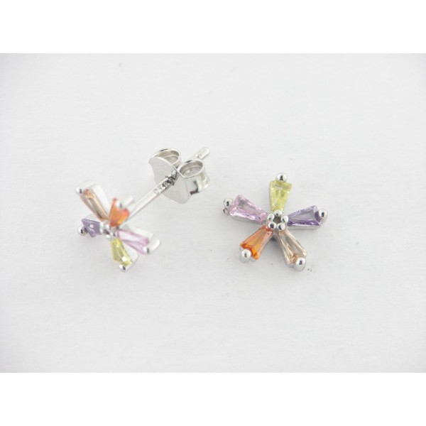Pendientes Plata Piedras