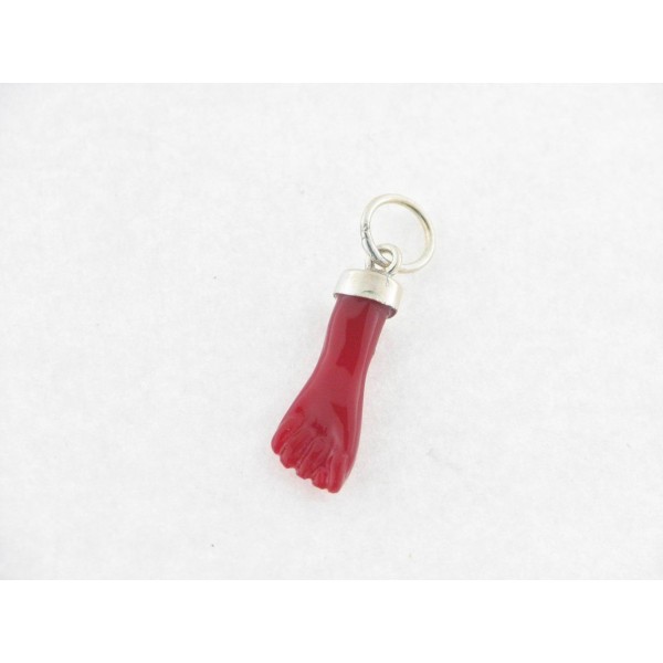 Colgante Figa Plata Roja