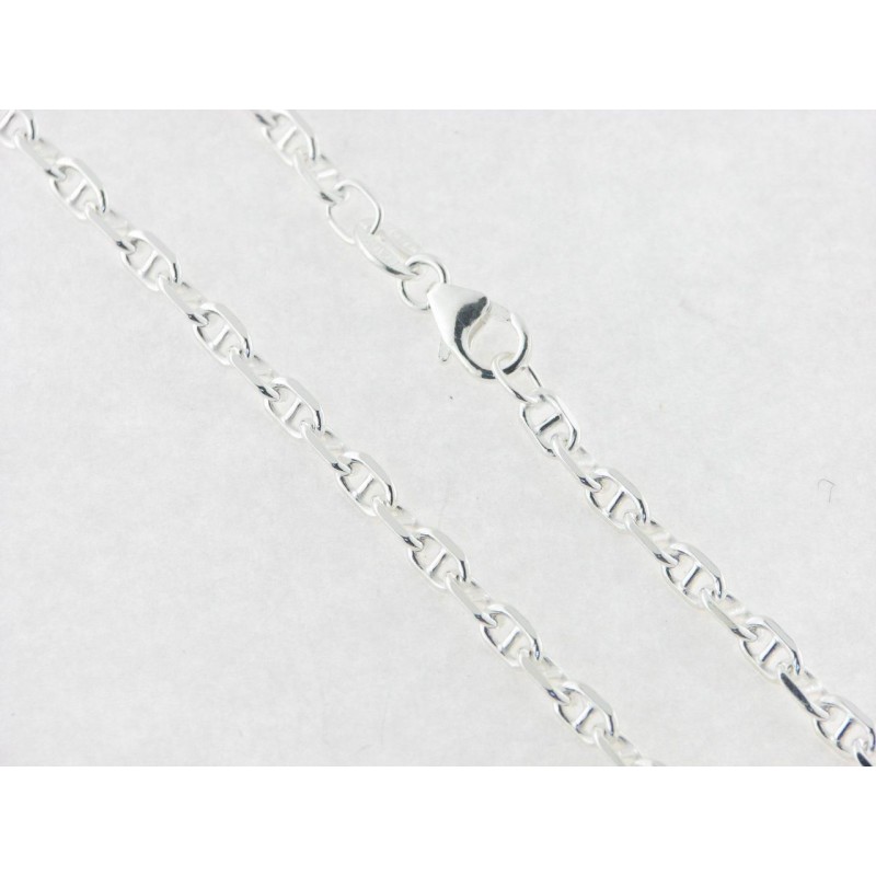 Cadena Plata Travesina 60 Cm