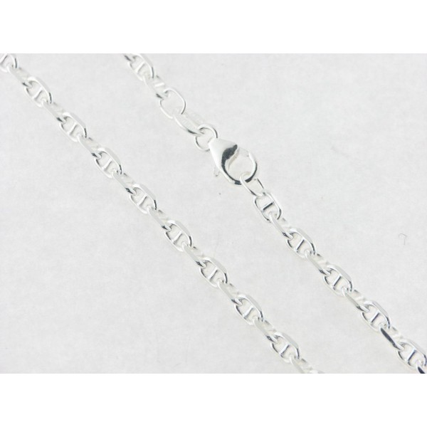 Cadena Plata Travesina 60 Cm