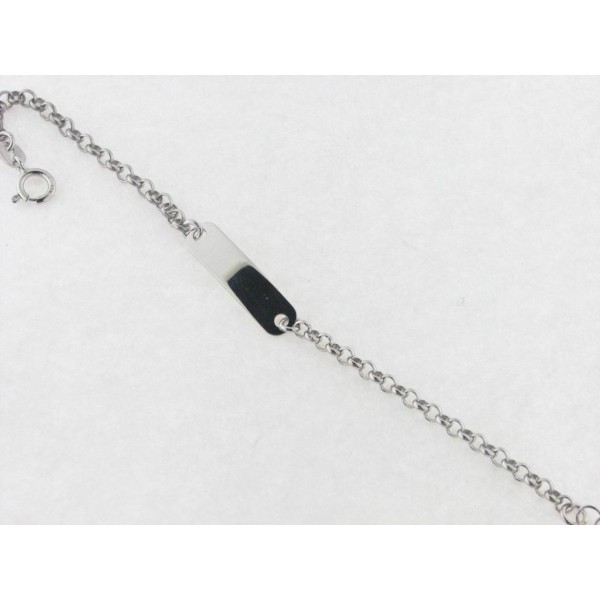 Pulsera Plata Chapa