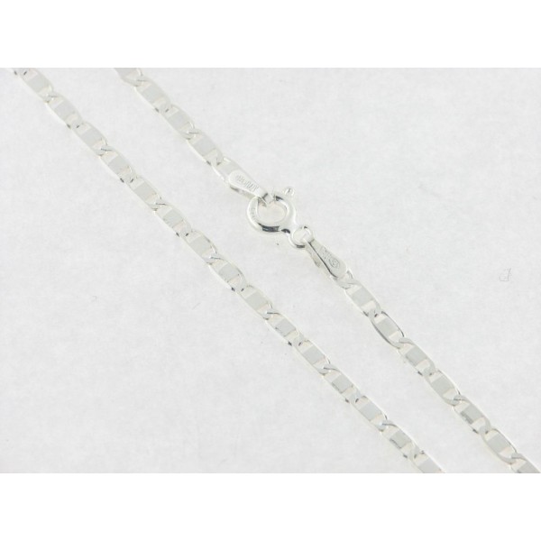 Cadena Plata Valentino 60 Cm