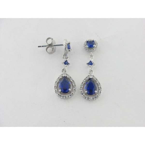 Pendientes Plata Piedras
