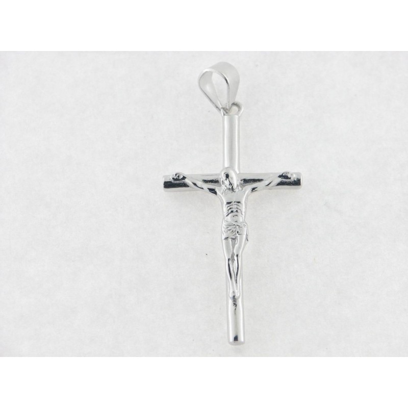 Cruz Plata con Cristo