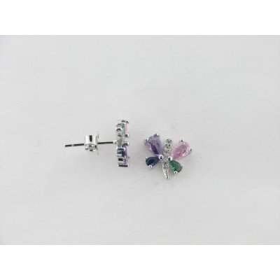 Pendientes Plata Piedras