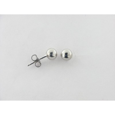 Pendientes Plata Bola