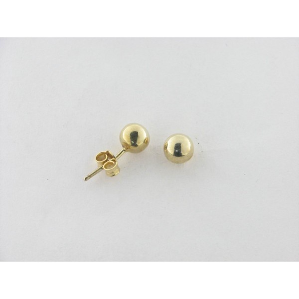 Pendientes Plata Bola Chapada