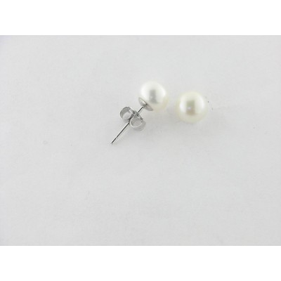 Pendientes Plata Perla