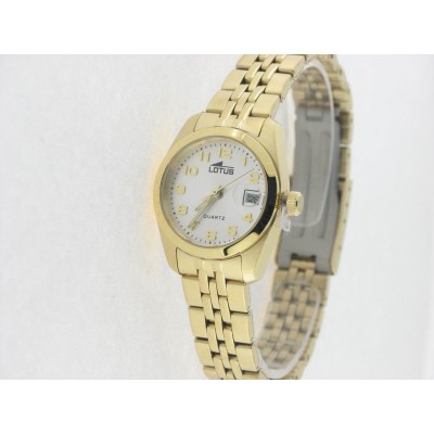 Lotus agujas acero chapado