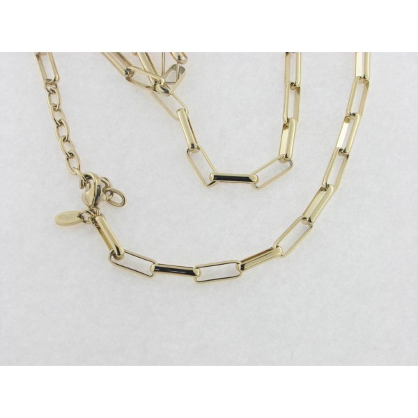 Lotus Collar Acero Chapado