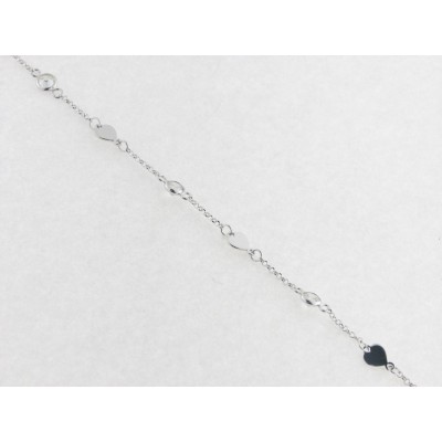 Lotus Pulsera Plata Piedras