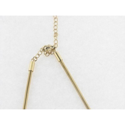 Viceroy gargantilla titanio acero chapado