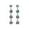 Victoria Cruz Pendientes Plata Piedras
