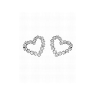Victoria Cruz Pendientes Plata Piedras