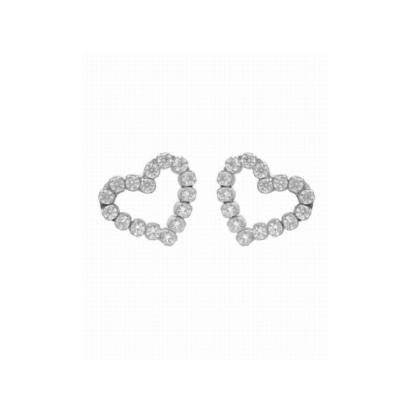 Victoria Cruz Pendientes Plata Piedras