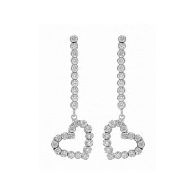 Victoria Cruz Pendientes Plata Piedras