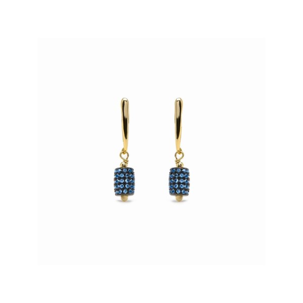Luxenter Pendientes Plata Chapada Piedras