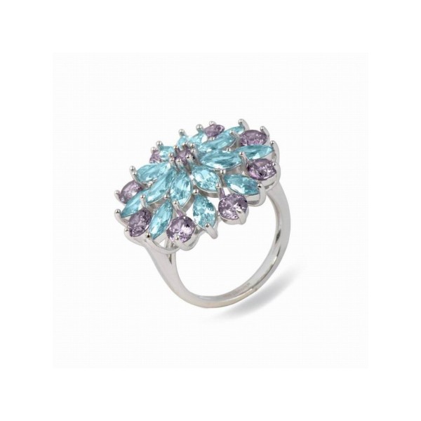 Luxenter Sortija Plata Piedras