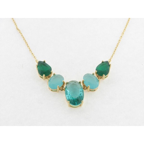 Viceroy Collar Plata Chapada Piedras