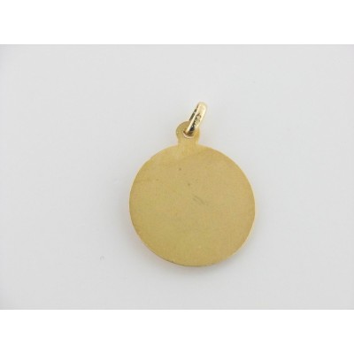 Medalla Oro 18 mm Sagrado Corazón