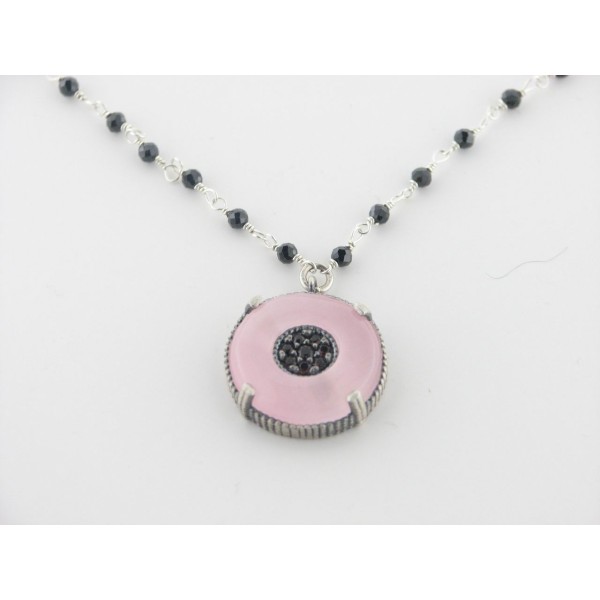 Raive Colgante Plata Piedras c/Cadena
