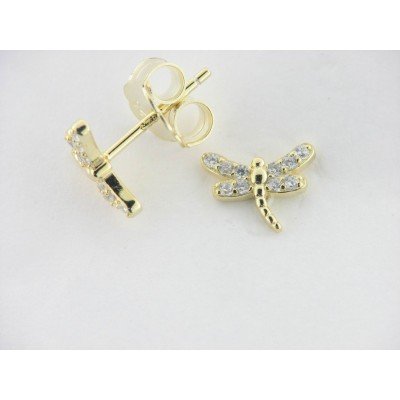 Pendientes Plata Chapada Piedras