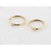 Pendientes Aro Oro Piedra
