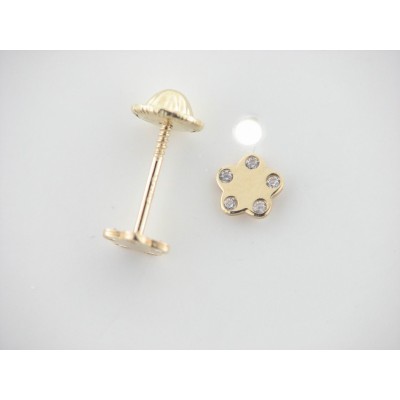 Pendientes oro Piedras