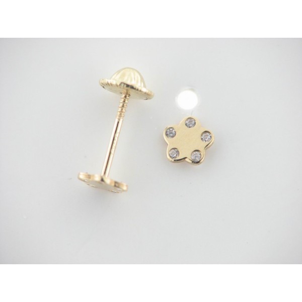 Pendientes oro Piedras