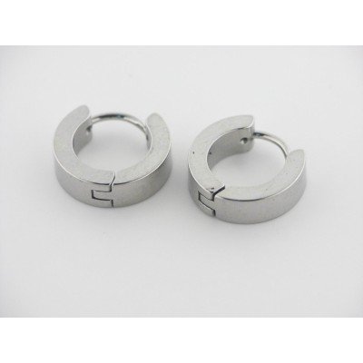 Pendientes Aro Acero 14 mm