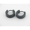 Pendientes Aro Acero Negro 14 mm
