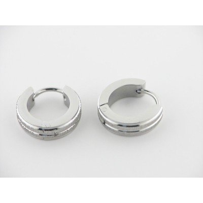 Pendientes Aro Acero 14 mm