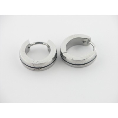 Pendientes Aro Acero 14 mm