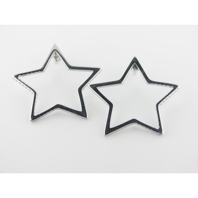 Pendientes Acero Estrella