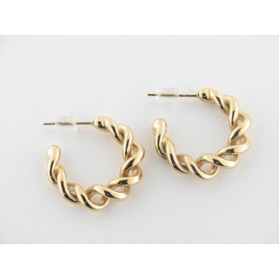 Pendientes Aro Acero Chapado