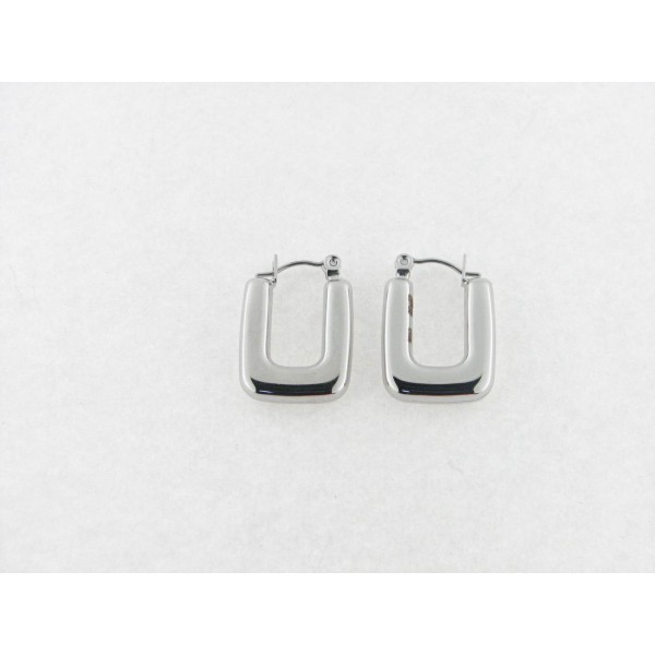 Lotus pendientes acero