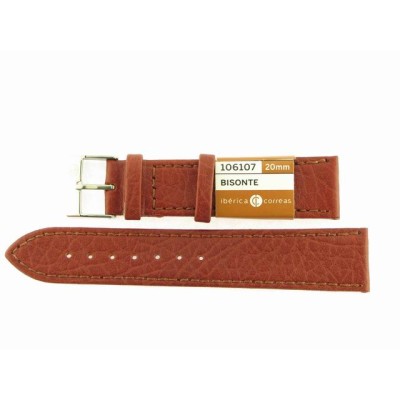 Correa 22 mm Bufalo Plano Habana