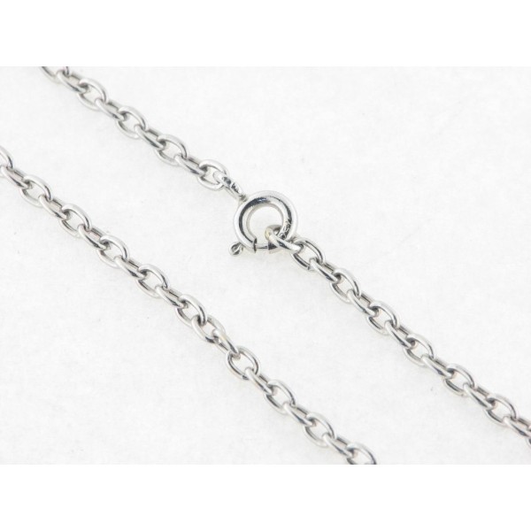 Cadena Oro Blanco 40 Cm