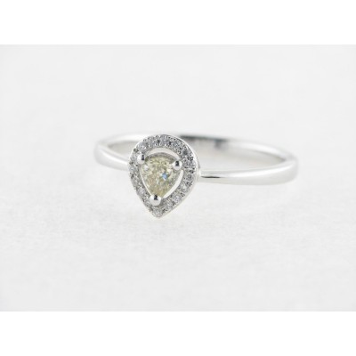 Sortija Oro Blanco Diamantes