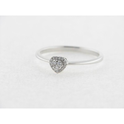 Sortija Oro Blanco Diamantes