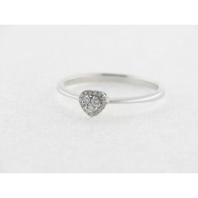 Sortija Oro Blanco Diamantes