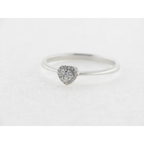 Sortija Oro Blanco Diamantes