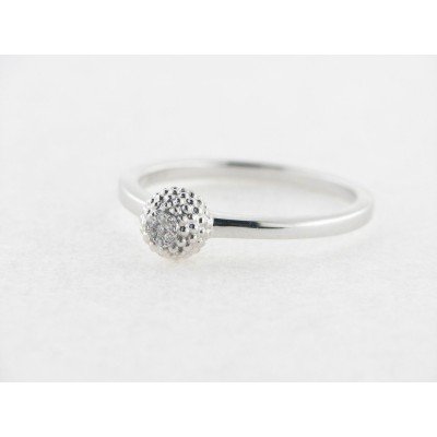 Sortija Oro Blanco Diamantes