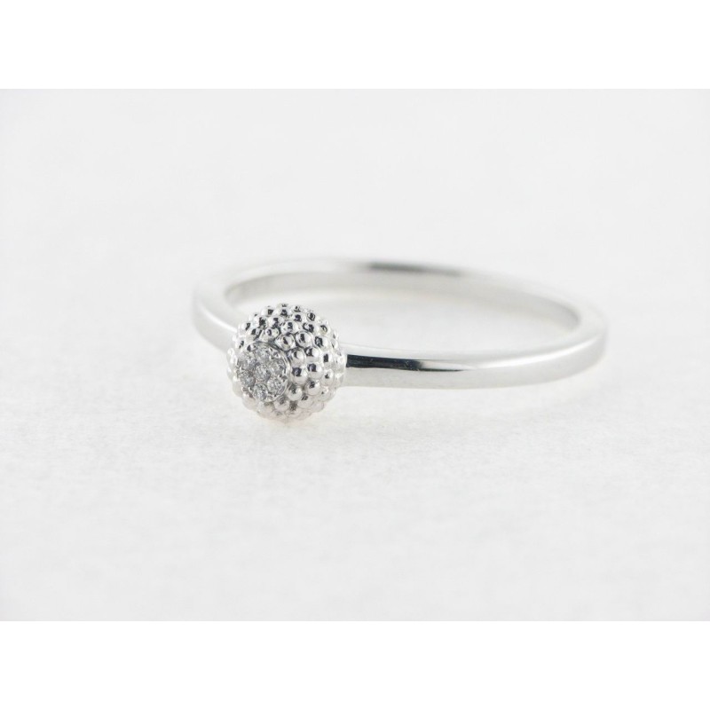 Sortija Oro Blanco Diamantes