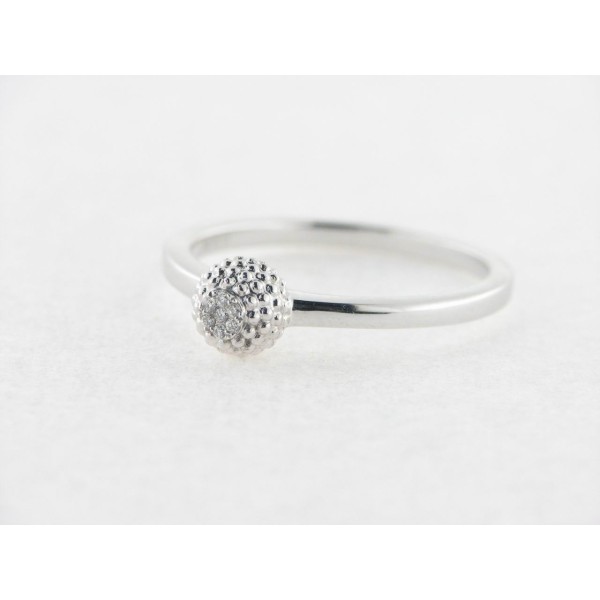 Sortija Oro Blanco Diamantes
