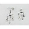 Pendientes Oro Blanco Diamantes