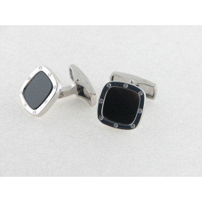 Duran exquse gemelos plata onix