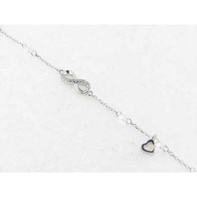 Lotus Pulsera Plata Piedras