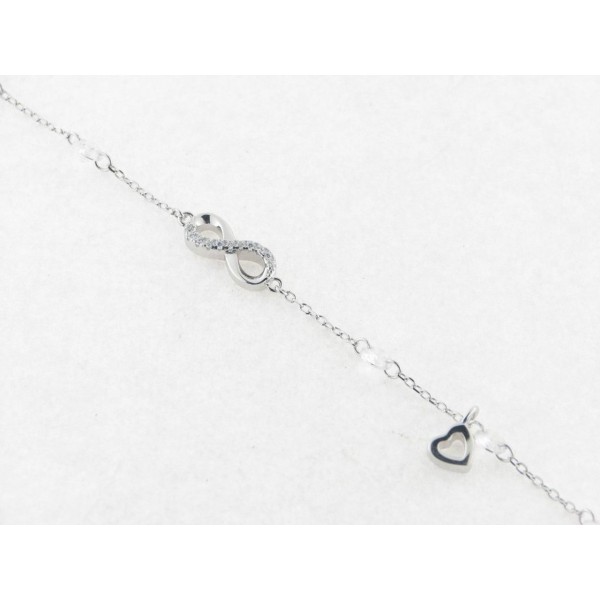 Lotus Pulsera Plata Piedras