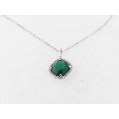 Lotus Colgante Plata Piedras